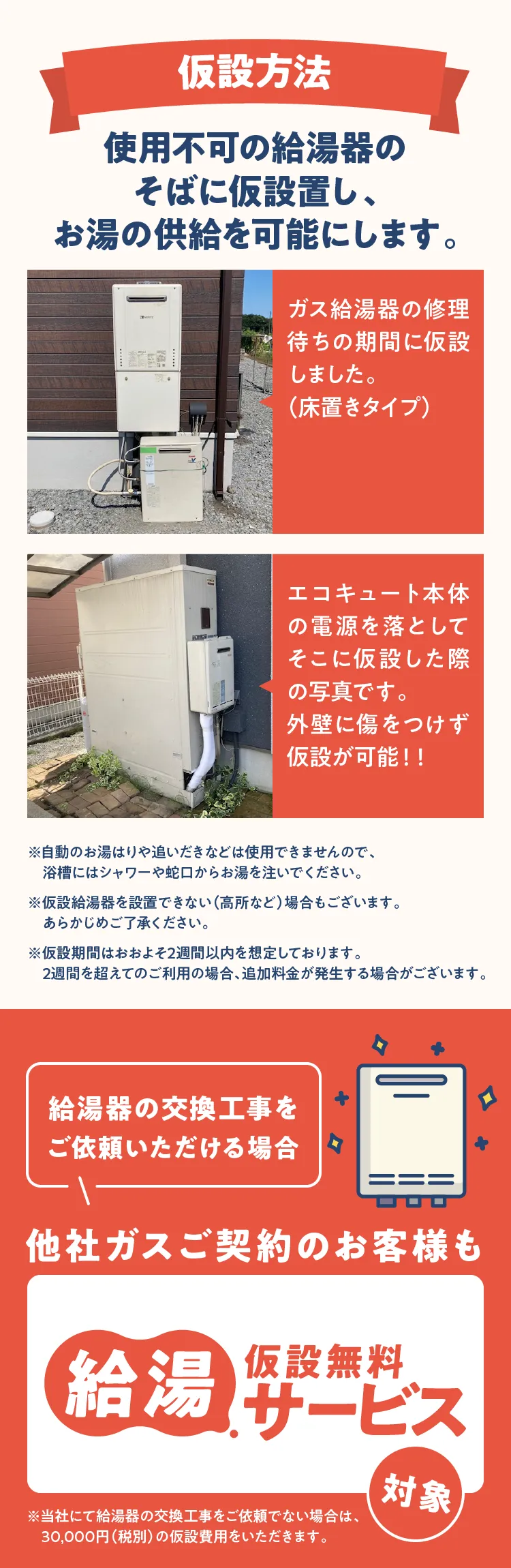 仮設方法